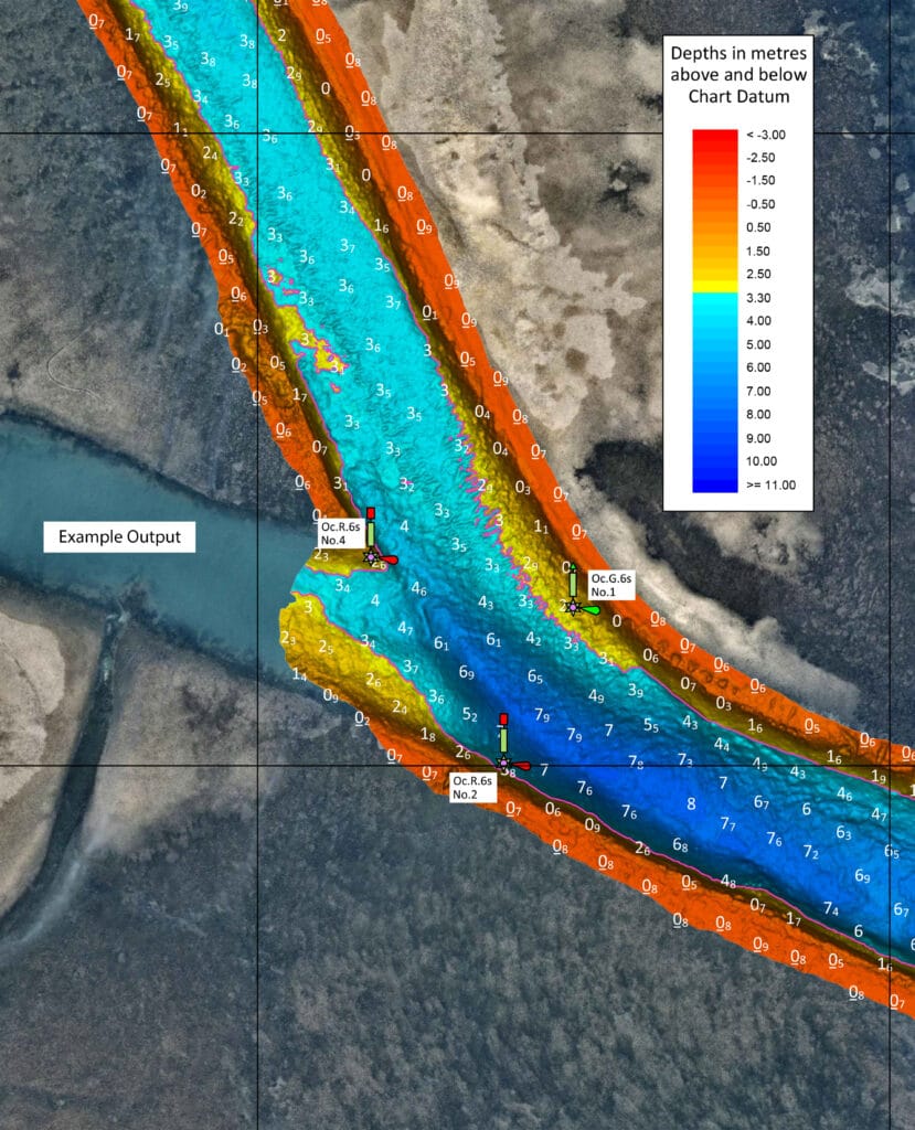 Nautical Charting with Multibeam Data